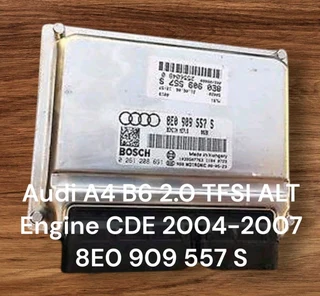 Audi A4 B6 2.0 TFSI Turbo Fuel Stratified Injection Petrol Management System ALT Engine CDE 2004-200