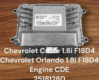Chevrolet Cruze 1.8i F18D4 Engine CDE Petrol Management System 2009-2015 Genuine Used Continental Ma