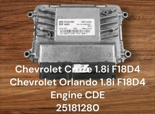 Chevrolet Cruze 1.8i F18D4 Engine CDE Petrol Management System 2009-2015 Genuine Used Continental Ma