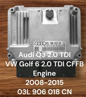 Audi Q3 2.0 TDI CFFB Engine CDE Diesel Management System EDC Electronic Diesel Controlled *VW Golf 6
