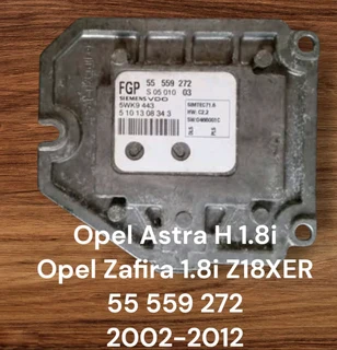 Opel Astra H 1.8i Z18XER Engine CDE *Opel Zafira 1.8i Z18XER Engine CDE Petrol Management System *Op