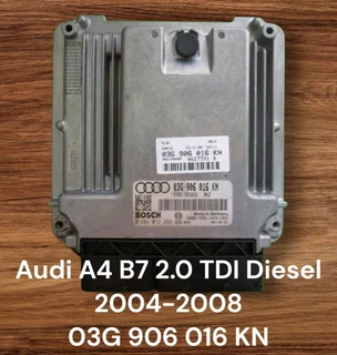 Audi A4 B7 2.0 TDI Diesel Management System EDC Electronic Diesel Controlled 2004-2008 Genuine Used