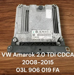 Vw Amarok 2.0 Tdi Cdca Engine Cde Edc Electronic Diesel Controlled Diesel Management System 2008-201