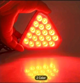 F1 Style Triangular LED Rear Fog Light Universal Fit Break warning tail lamp for CARS *Motorcycles *