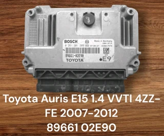 Toyota Auris E15 1.4 VVTI 4ZZ-FE 2007-2012 Genuine Used Bosch Manual Basic Engine Calculator Part Nu