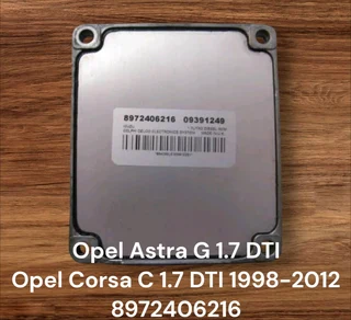 Opel Astra G 1.7 DTI 1998-2012 Delphi ECU part# 8972406216 Transmission Manual