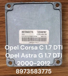Opel Corsa C 1.7 DTI Y17DT Engine CDE 1998-2010 Delphi ECU part# 8973583775