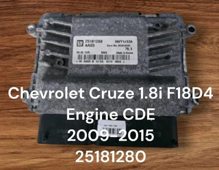 Chevrolet Cruze 1.8i F18D4 Engine CDE Petrol 2008-2015 Continental ECU part# 25181280
