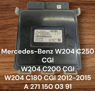 Mercedes-Benz W204 C250 CGI OM271 Engine CDE Petrol Management System *Mercedes-Benz W204 C200 OM271