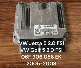 VW Golf 5 2.0 FSI Fuel Stratified Injection Petrol Management System* VW Jetta 5 2.0 FSI Fuel Strati