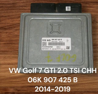 VW Golf 7 GTI 2.0 TSI Turbo Stratified Injection Petrol Management System CHH Engine CDE 2014-2019 G