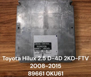 Toyota Hilux 2.5 D-4D 2KD-FTV Diesel Management System EDC Electronic Diesel Controlled 2008-2015 Ge