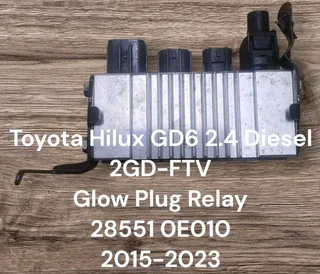 Toyota Hilux GD6 2.4 Diesel 2GD-FTV Engine CDE 2015-2023 Genuine Used DENSO GLOW PLUG RELAY part num