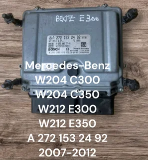 Mercedes-Benz W204 C300 V6 OM272 Engine CDE Petrol Management System *Mercedes-Benz W204 C350 OM272