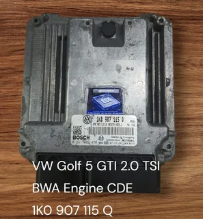 VW Golf 6 1.4 TSI Turbocharged Stratified Injection Petrol Management System CAVD Engine CDE 2009-20