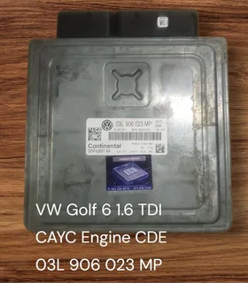 VW Golf 6 1.4 TSI Turbocharged Stratified Injection Petrol Management System CAVD Engine CDE 2009-20