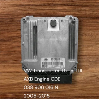 VW Transporter T5 2.0 TDI AXB Engine CDE Diesel Management System 2005-2015 Genuine Used Bosch Manua