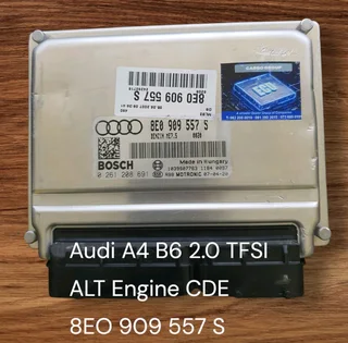 Audi A4 B6 2.0 TFSI ALT Engine CDE 2002-2006 Genuine Used Bosch Manual Basic Engine Calculator Part