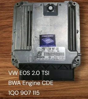 VW E0S 2.0 TSI BWA Engine CDE 2005-2008 Genuine Used Bosch Automatic Basic Engine Calculator Part Nu