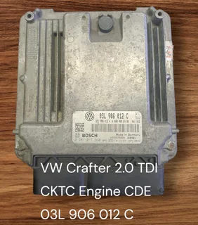For All Your VW Crafter 2.0 TDI CKTC Engine CDE VW Crack CKUB Engine CDE EDC ELECTRONIC DIESEL Contr