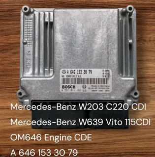 Mercedes-Benz W203 C220 CDI OM646 Engine CDE Diesel Management System *Mercedes-Benz W639 Vito 115CD