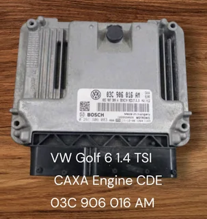 Audi A1 1.4 TFSI CAXA Engine CDE 2009-2013 Genuine Used Bosch Automatic Basic Engine Calculator Part