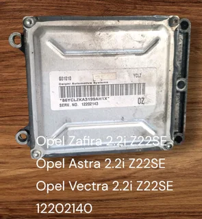 Opel Zafira 2.2i Z22SE Engine CDE *Opel Astra G 2.2i Z22SE Engine CDE *Opel Vectra 2.2i Z22SE 1996-2