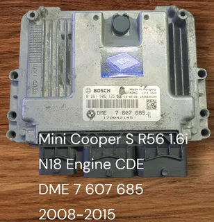 For All Your Mini Cooper S R56 1.6i 16 Valve N14 Engine CDE *Mini Cooper S R60 Countryman 1.6i N18 E