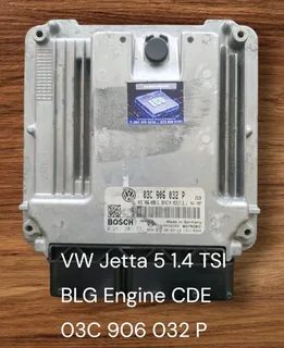 VW Golf 6 1.4 TSI CAVC Engine CDE 2008-2013 Genuine Used Bosch Automatic Basic Engine Calculator Par