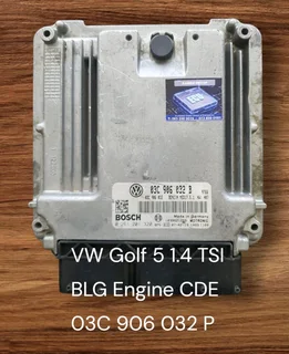 VW Golf 6 1.4 TSI CAVC Engine CDE 2008-2013 Genuine Used Bosch Automatic Basic Engine Calculator Par