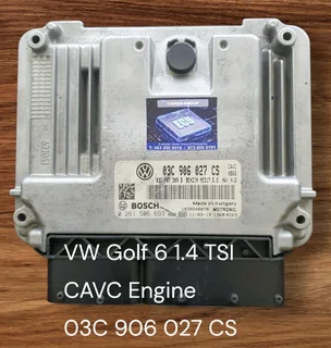 VW Golf 6 1.4 TSI CAVC Engine CDE 2008-2013 Genuine Used Bosch Automatic Basic Engine Calculator Par