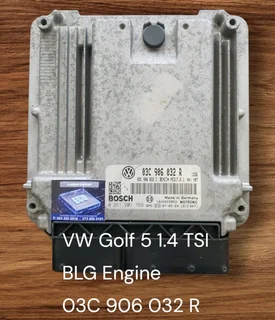 VW Golf 6 1.4 TSI CAVC Engine CDE 2008-2013 Genuine Used Bosch Automatic Basic Engine Calculator Par