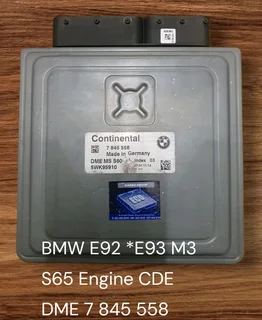 BMW E92 M3 4.0i V8 S65 Engine CDE 420 Horse Power Petrol Management System *BMW E93 M3 4.0i V8 420 H