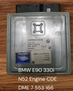BMW E90 330i N52 Engine CDE Petrol Management System *BMW E90 325i N52 Engine CDE 2005-2012 Genuine
