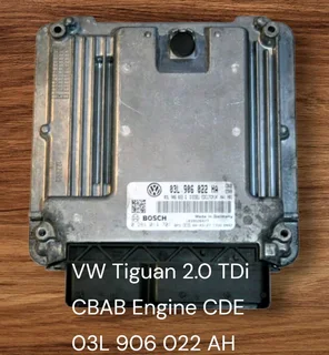 VW Tiguan 2.0 TDi CBAB Engine CDE Diesel Management System EDC Electronic Diesel Controlled 2008-201
