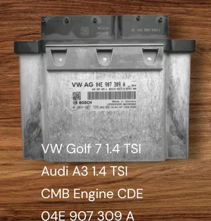 VW Golf 7 1.4 TSI CMB Engine CDE Petrol Management System *Audi A3 1.4 TSI CMB Engine CDE Petrol Man