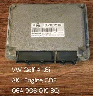 VW Golf 4 1.6i 16 Valve AKL Engine CDE 1997-2004 Genuine Used Siemens Manual Basic Engine Calculator