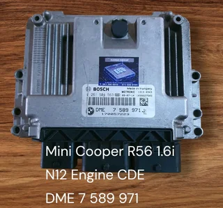 Mini Cooper R56 1.6i N12 Engine CDE Petrol Management System 2006-2010 Genuine Used Bosch Manual Bas