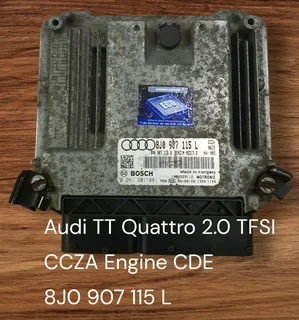 Audi TT Quattro 2.0 TFSI CCZA Engine CDE 2008-2013 Genuine Used Bosch Automatic Basic Engine Calcula