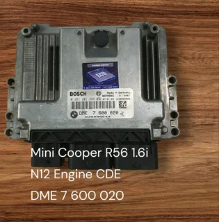 Mini Cooper S R56 1.6i 16 Valve N14 Engine CDE Petrol Management System 2007-2015 Genuine Used Bosch
