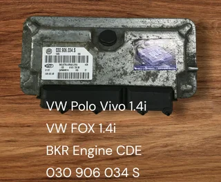 Vw Polo Vivo 1.4i 16 Valve Bkr Engine Cde *vw Fox 1.4i Bkr Engine Cde 2006-2015 Genuine Used Magneti