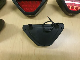 F1 Style Triangular LED Rear Fog Light Universal Fit Break warning tail lamp for CARS* and Motor Bik