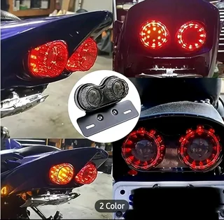 Hie Brightness New Led Motorcycle Taillight Kit, With Brake, Turn Signal, Running Lights And License