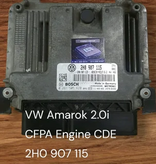 VW Amarok 2.0i CFPA Engine CDE Petrol Management System 2007-2015 Genuine Used Bosch Manual Basic En