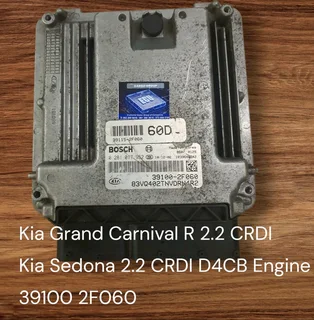 Kia Grand Carnival R 2.2 CRDI Diesel Management System EDC Electronic Diesel Controlled *Kia Sedona