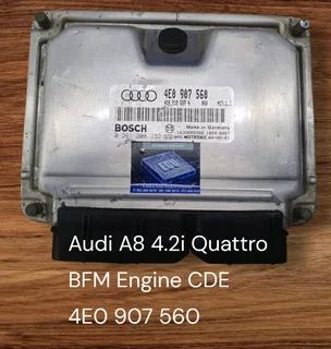 Audi A8 4.2 TFSI BFM Engine CDE Petrol Management System 2003-2005 Genuine Used Bosch Automatic Basi