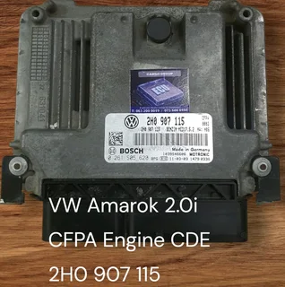 VW Amarok 2.0i CFPA Engine CDE Petrol Management System 2007-2015 Genuine Used Bosch Manual Basic En