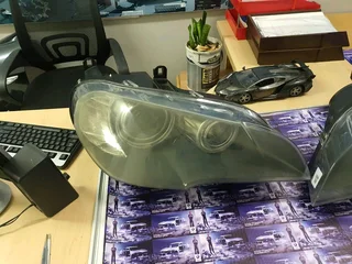 BMW E70 X5 3.0D N57D30 Engine CDE 2007-2011 Genuine Used OEM BMW Front Headlights Set Part number Ve