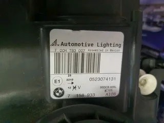 BMW E70 X5 3.0D N57D30 Engine CDE 2007-2011 Genuine Used OEM BMW Front Headlights Set Part number Ve