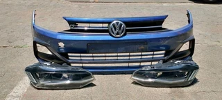 Vw Polo 8 Tsi Headlights And Front Bumper